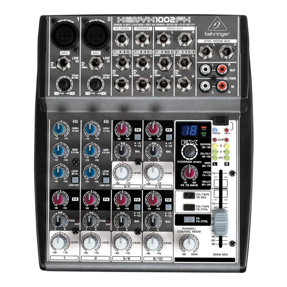 AUDIO MIXER 10 CHANNEL Behringer 1002FX - Image 2