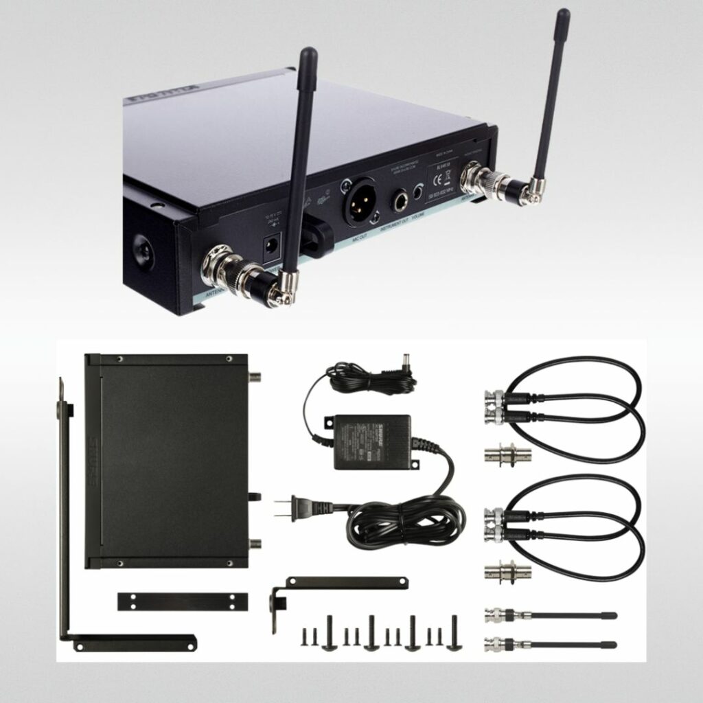 SHURE BLX4R WIRELESS RECEIVER RACK MODULE - Event Makers